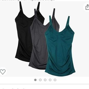 2 maternity/nursing tank tops